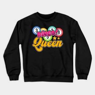 Bingo Queen T shirt For Women Crewneck Sweatshirt